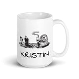 Otter Personalized Ceramic Coffee Mugs, Coffee Lover Gift-ceramic mugs-15oz-Revival Ink