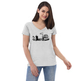 Coffee Otter Womens T-Shirt-Womens T-Shirts Comfy-S-Gray-Revival Ink